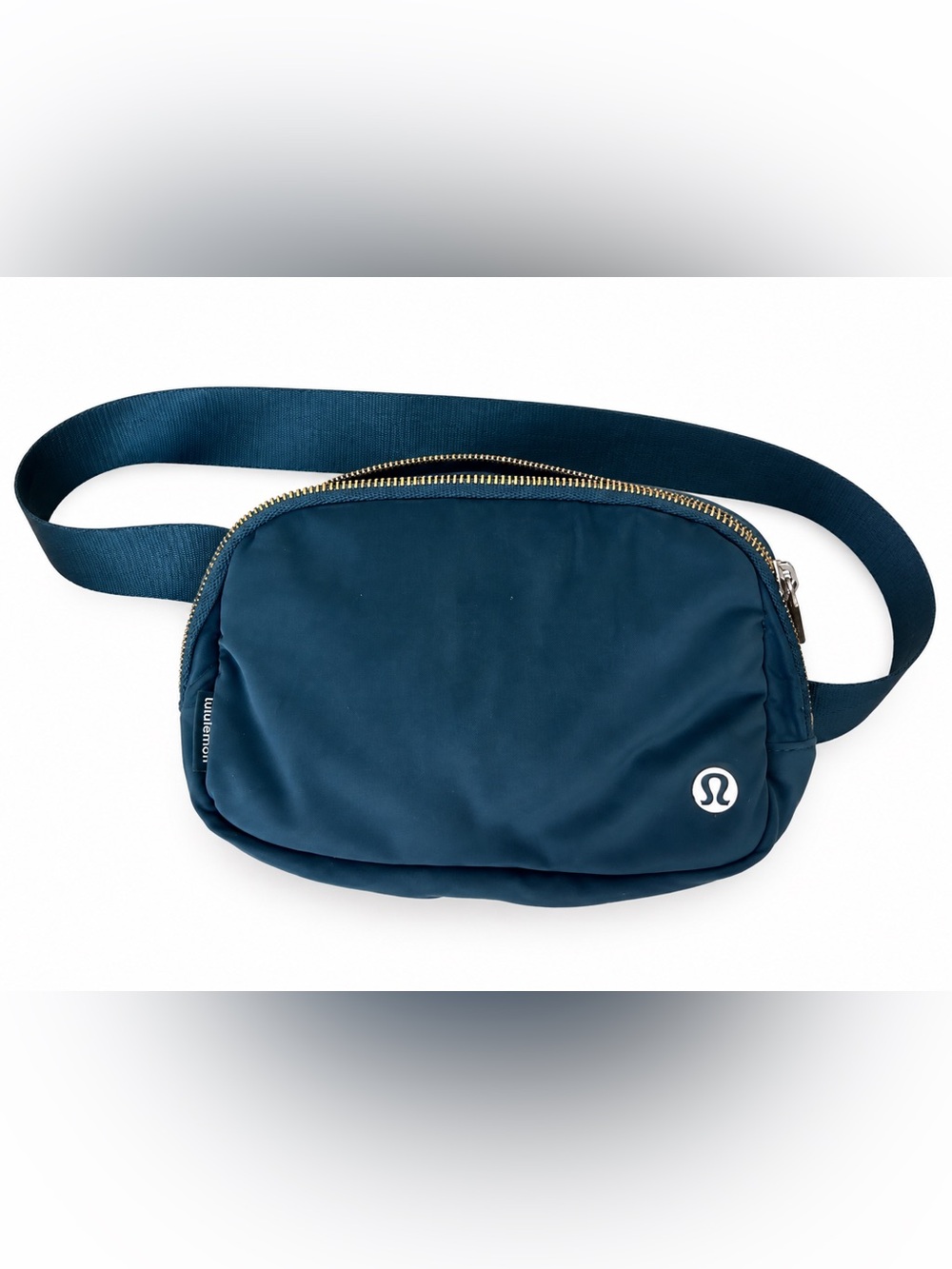 Lululemon Deep Teal Velvet Velour Belt Bag Crossbody
